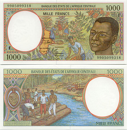 Zentralafrikanische Republik Banknoten